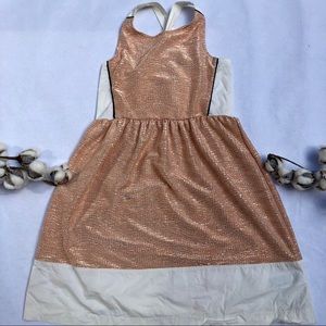 Crewcuts girls dress in bronze